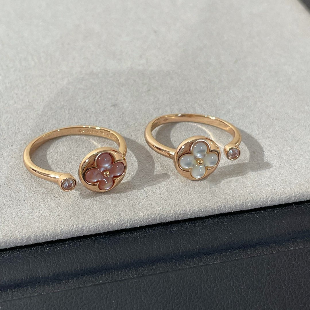 [Windsor Jewelry]SUN 1 DIAMOND PINK MOP RING