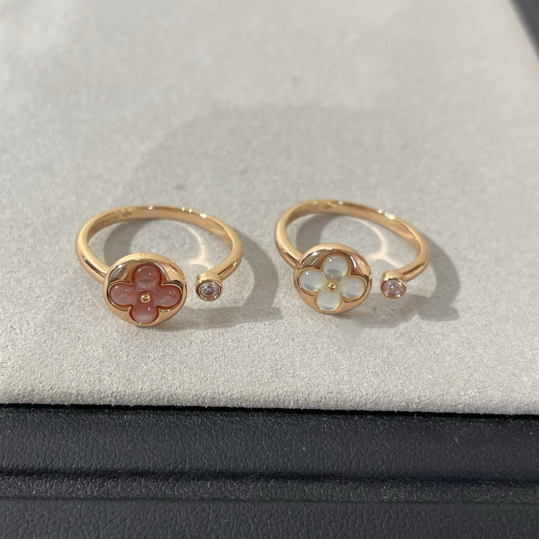 [Windsor Jewelry]SUN 1 DIAMOND PINK MOP RING