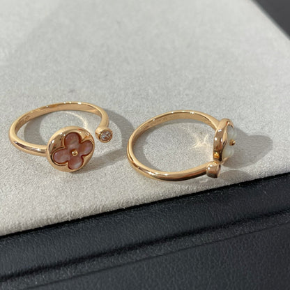 [Windsor Jewelry]SUN 1 DIAMOND PINK MOP RING