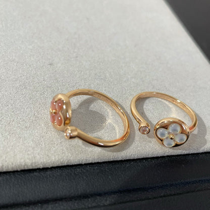 [Windsor Jewelry]SUN 1 DIAMOND PINK MOP RING