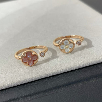 [Windsor Jewelry]SUN 1 DIAMOND PINK MOP RING