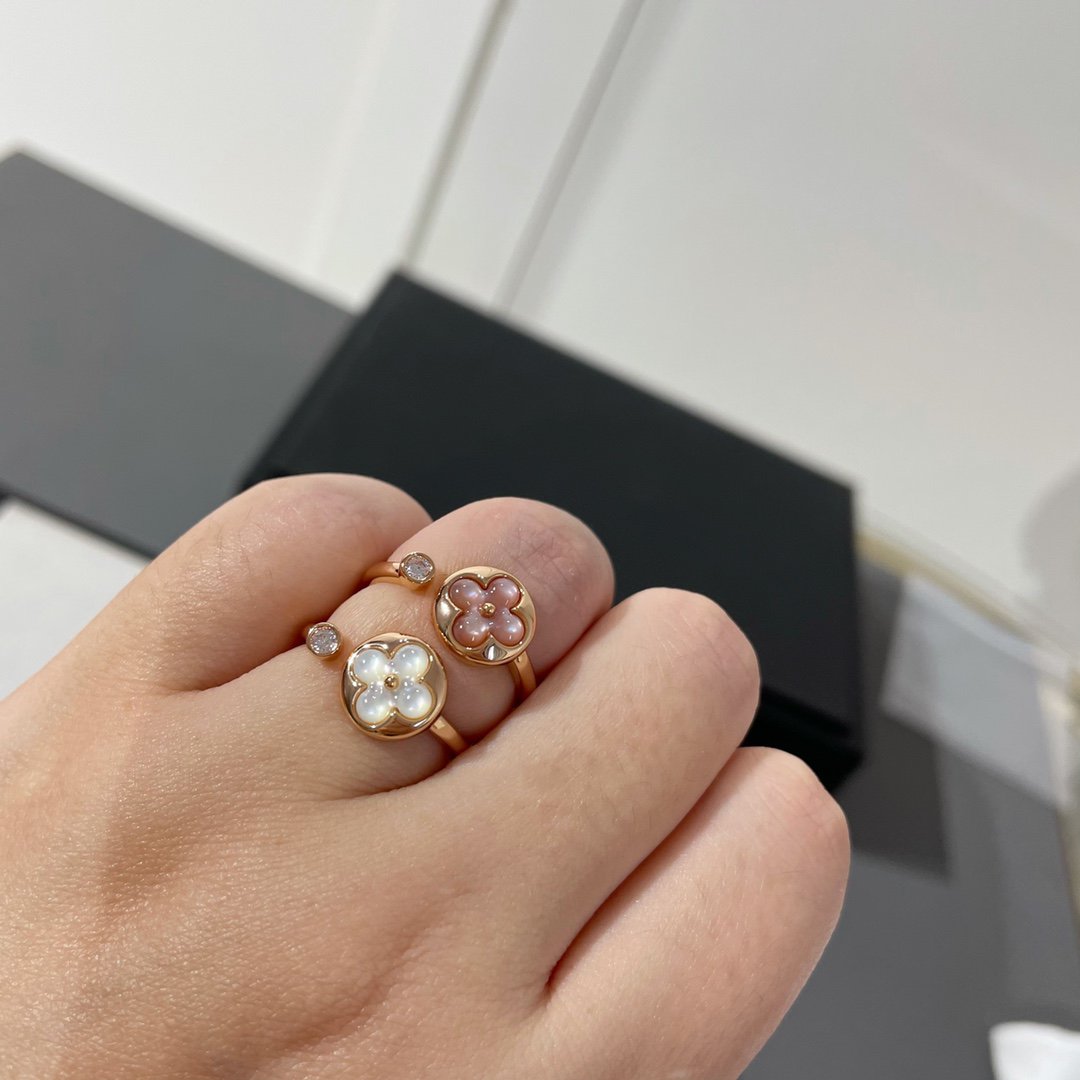 [Windsor Jewelry]SUN 1 DIAMOND PINK MOP RING