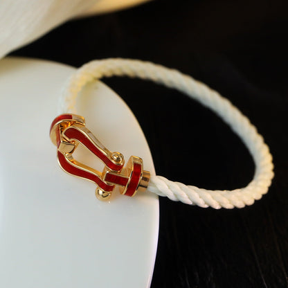[Windsor Jewelry]FORCE 10 WHITE TEXTILE DIAMOND PAVED