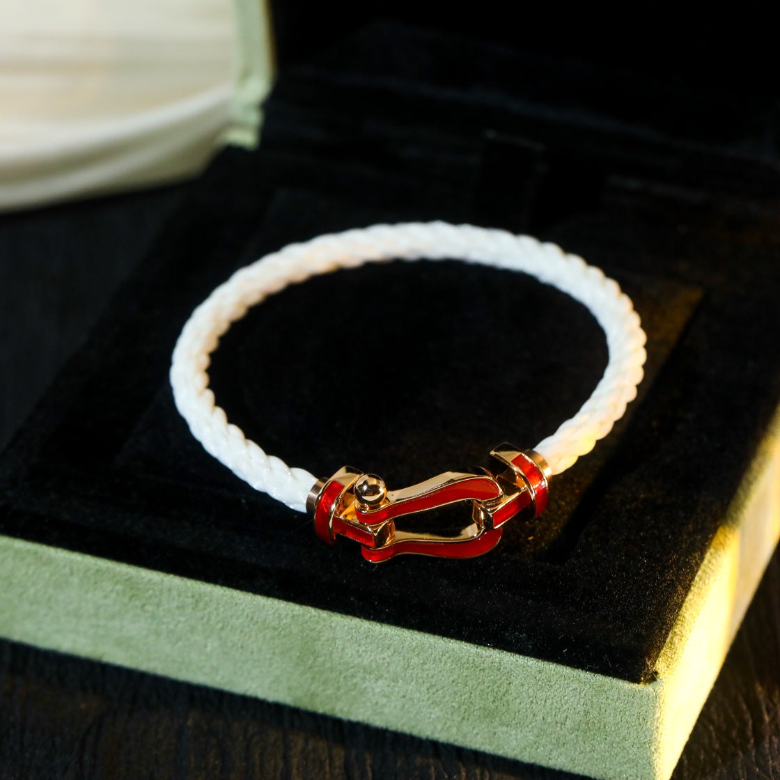 [Windsor Jewelry]FORCE 10 WHITE TEXTILE DIAMOND PAVED