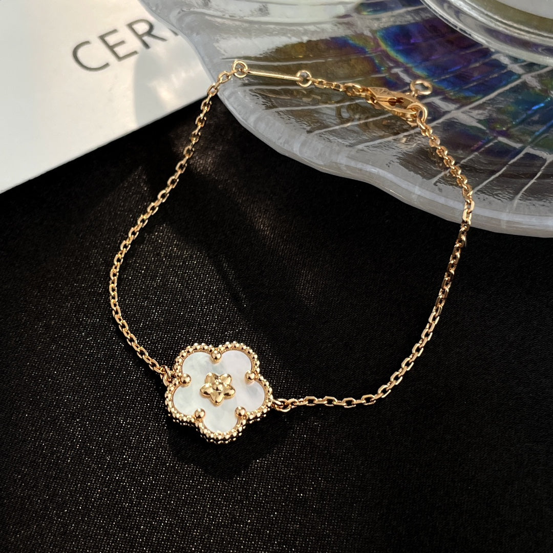 [Windsor Jewelry]LUCKY SPRING ROSE GOLD MOP BRACELET