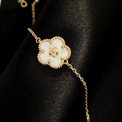[Windsor Jewelry]LUCKY SPRING ROSE GOLD MOP BRACELET
