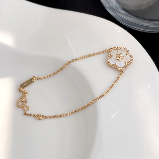 [Windsor Jewelry]LUCKY SPRING ROSE GOLD MOP BRACELET