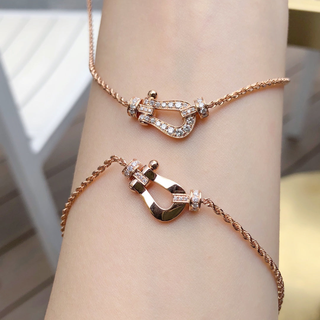 [Windsor Jewelry]FORCE 10 PINK GOLD DIAMOND NECKLACE