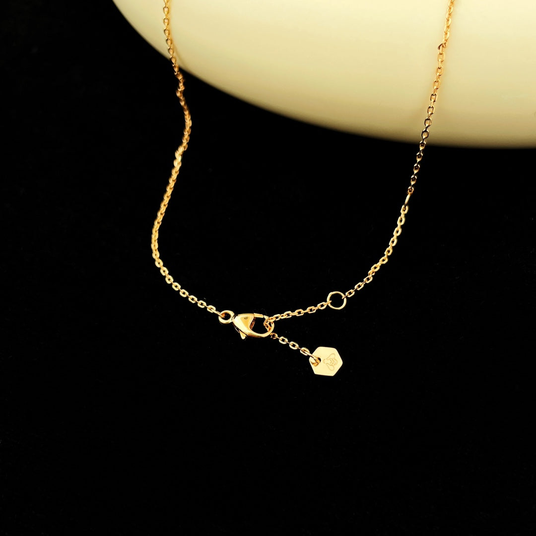 [Windsor Jewelry]BEE MINI PEDANT DIAMOND NECKLACE