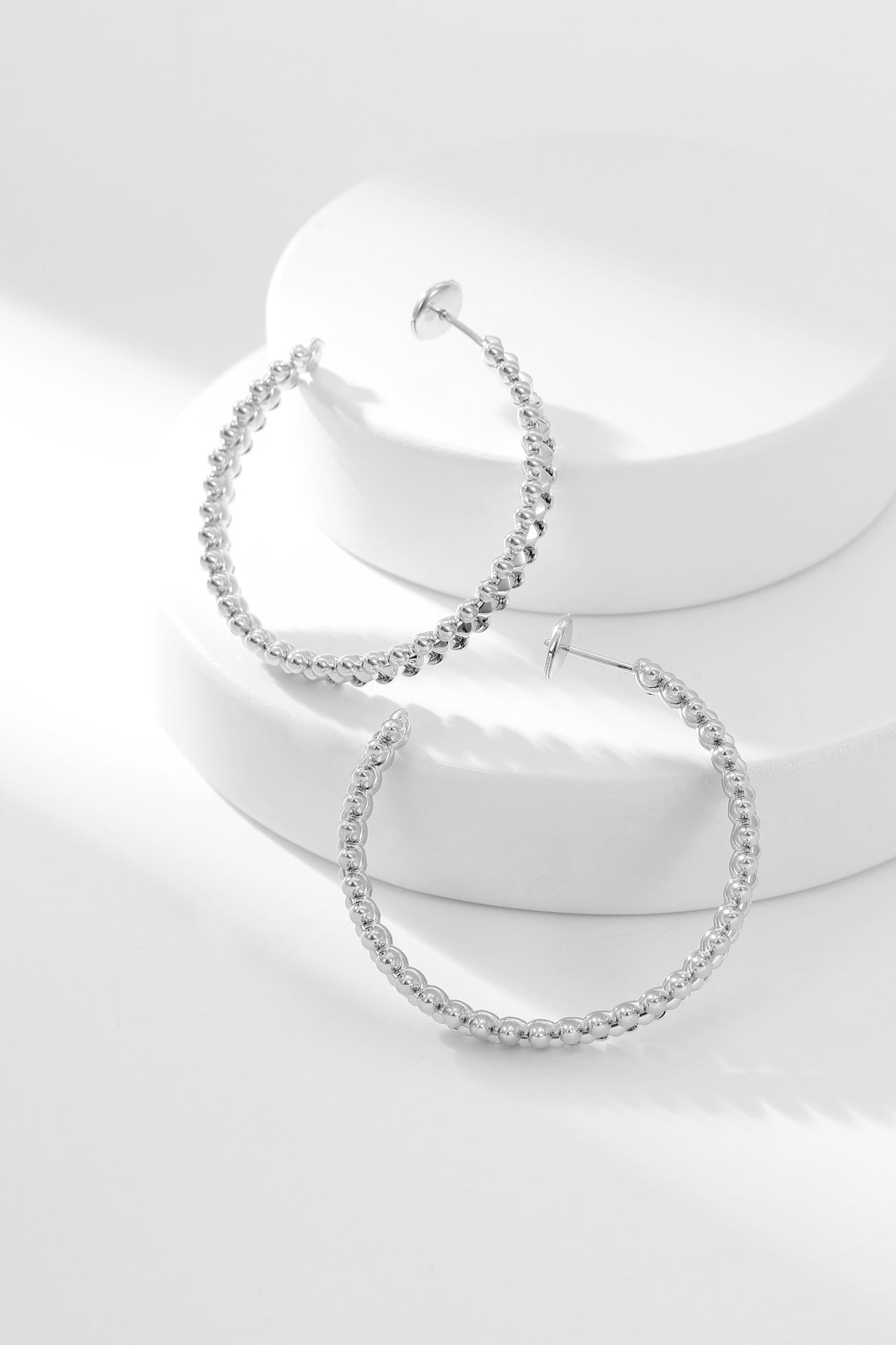 [Windsor Jewelry]CLASH HOOP EARRINGS
