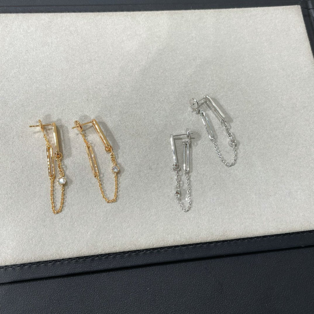 [Windsor Jewelry]CHAINE CHAOS DIAMOND DROP EARRINGS