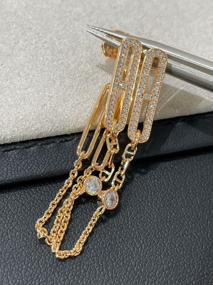 [Windsor Jewelry]CHAINE CHAOS DIAMOND DROP EARRINGS