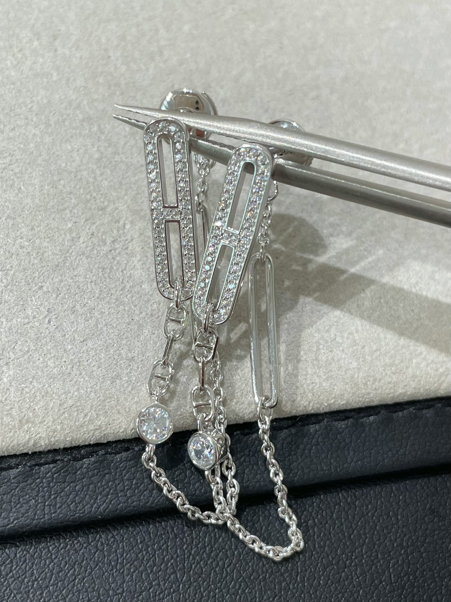 [Windsor Jewelry]CHAINE CHAOS DIAMOND DROP EARRINGS
