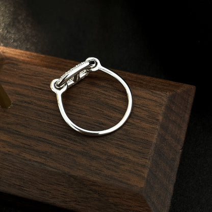 [Windsor Jewelry]RONDE SMALL SILVER DIAMOND RING