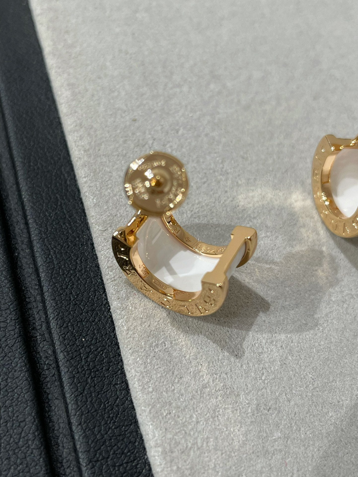 [Windsor Jewelry]ZERO 1 PINK GOLD CERAMIC EARRINGS