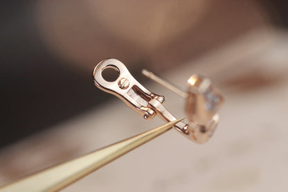 [Windsor Jewelry]SERPENT PINK GOLD DIAMOND EARRINGS