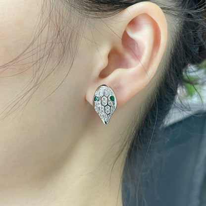 [Windsor Jewelry]SERPENT DIAMOND STUD EARRINGS