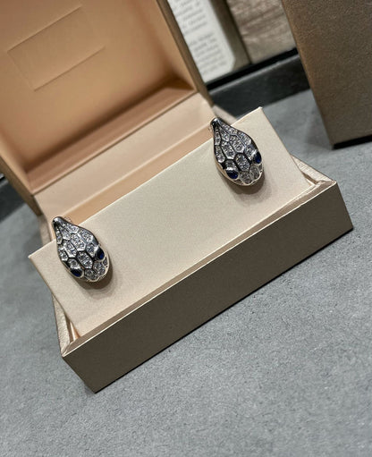 [Windsor Jewelry]SERPENT DIAMOND STUD EARRINGS
