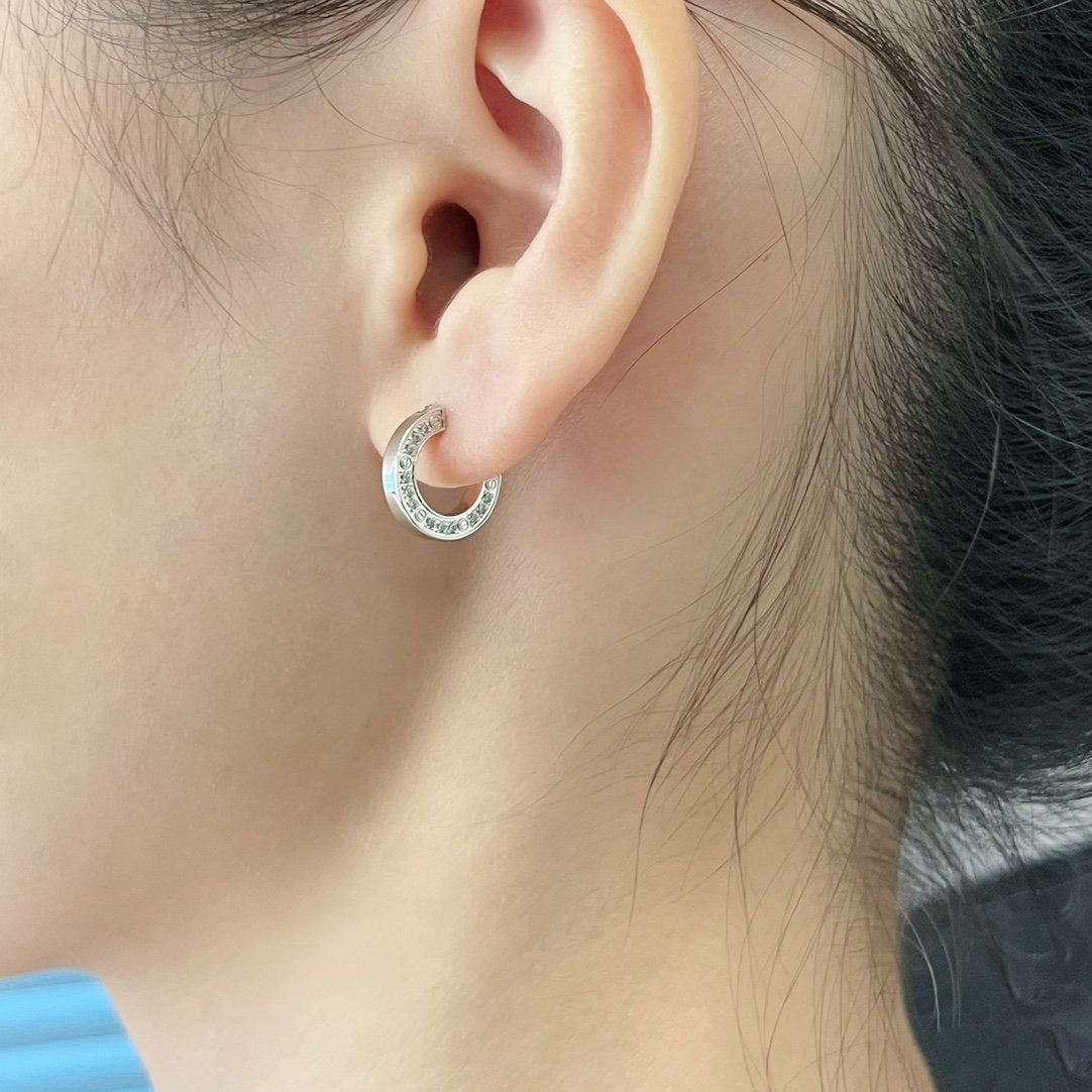 [Windsor Jewelry]LOVE DIAMOND EARRINGS