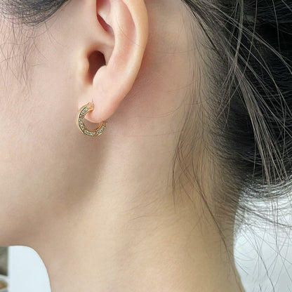 [Windsor Jewelry]LOVE DIAMOND EARRINGS