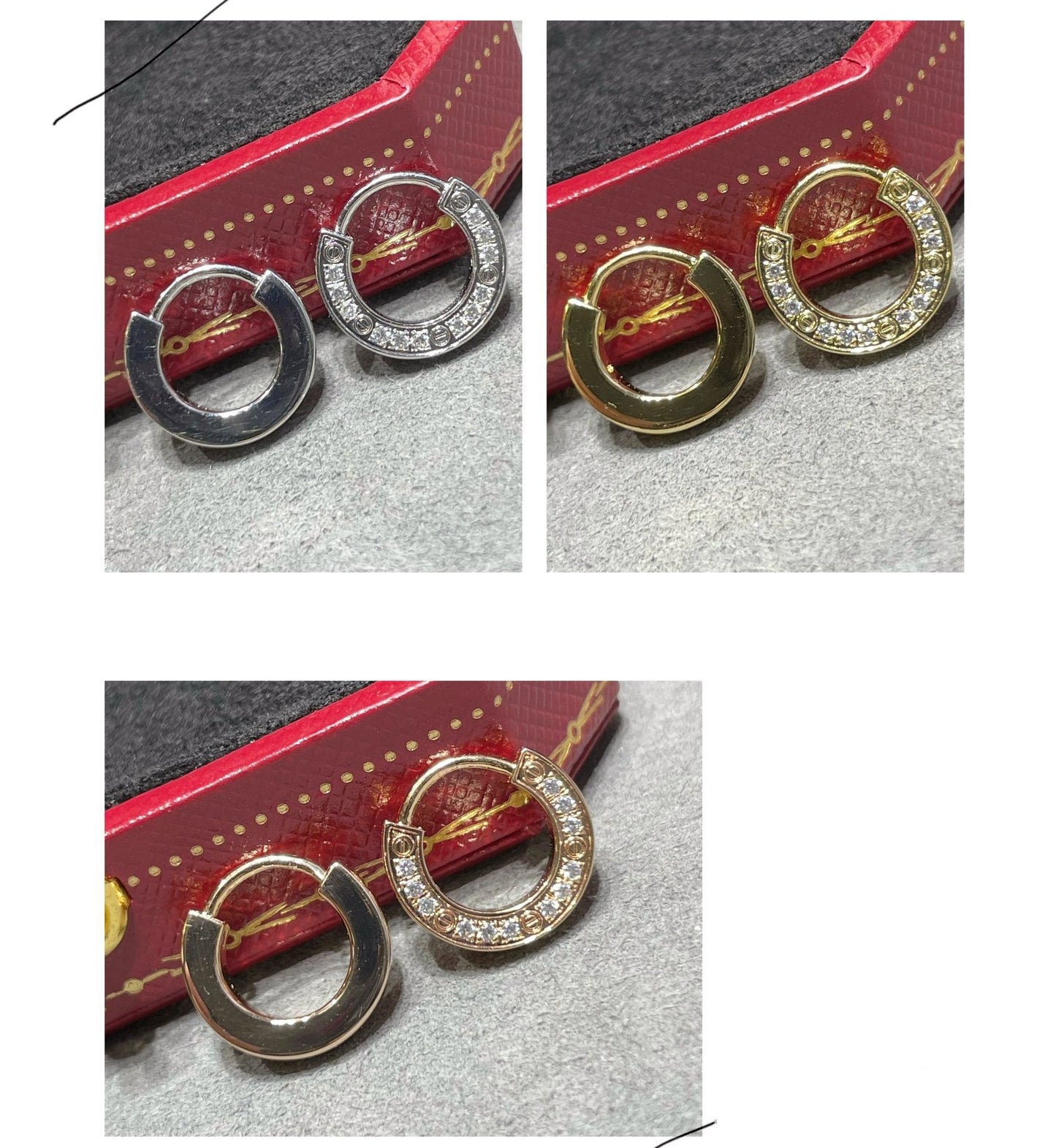 [Windsor Jewelry]LOVE DIAMOND EARRINGS