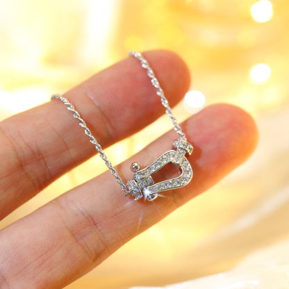 [Windsor Jewelry]FORCE 10 DIAMOND SILVER NECKLACE MINI MODEL
