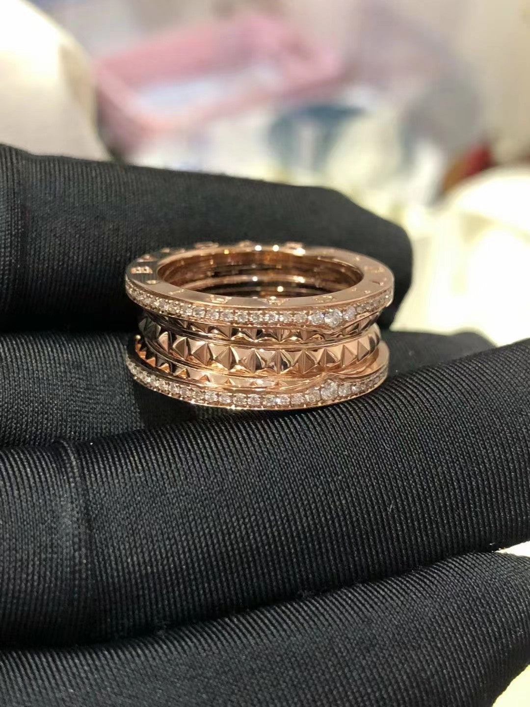 [Windsor Jewelry]ZERO 1 ROCK DIAMOND PINK GOLD