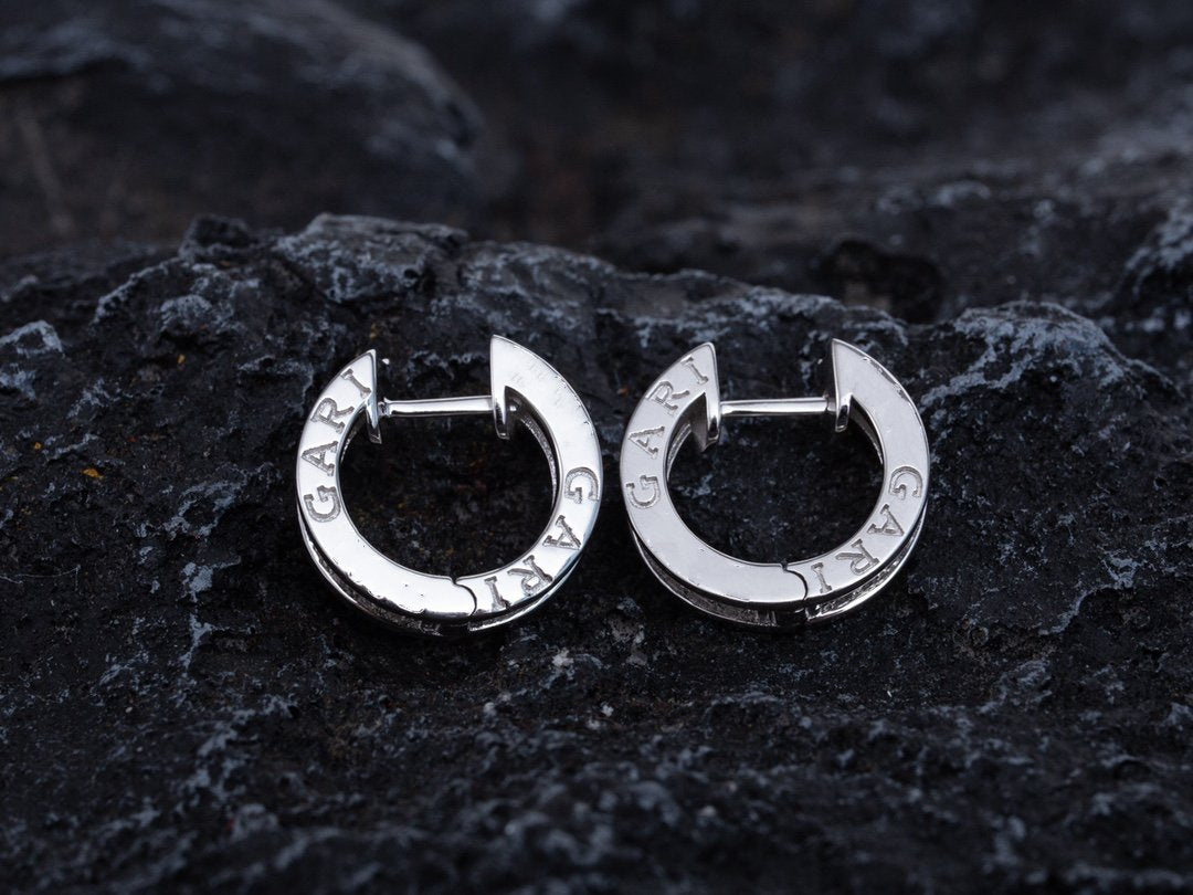[Windsor Jewelry]ZERO 1 MINI SILVER DIAMOND EARRINGS