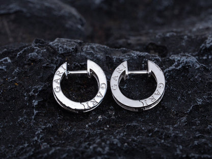[Windsor Jewelry]ZERO 1 MINI SILVER DIAMOND EARRINGS