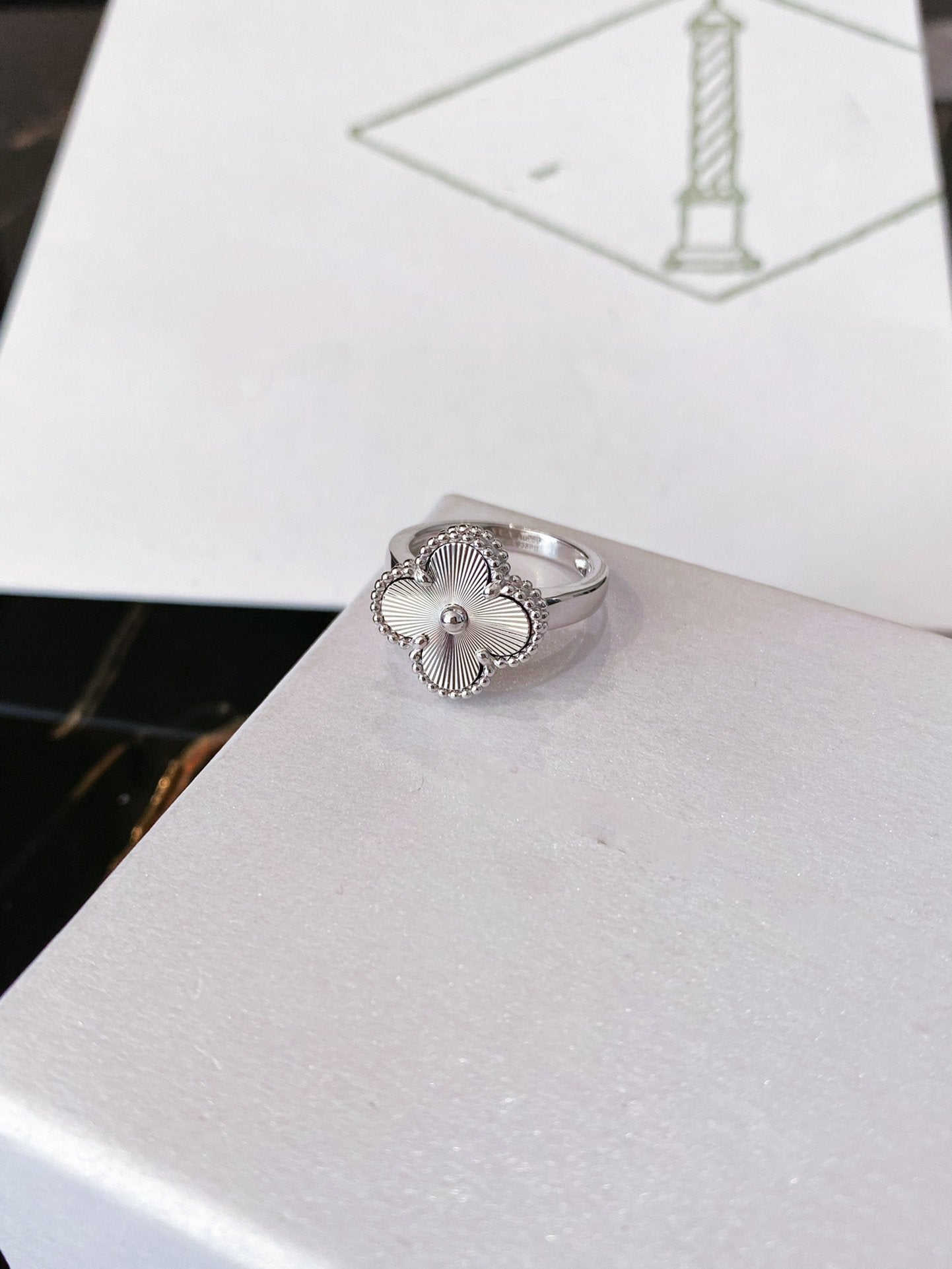 [Windsor Jewelry]CLOVER SILVER RING