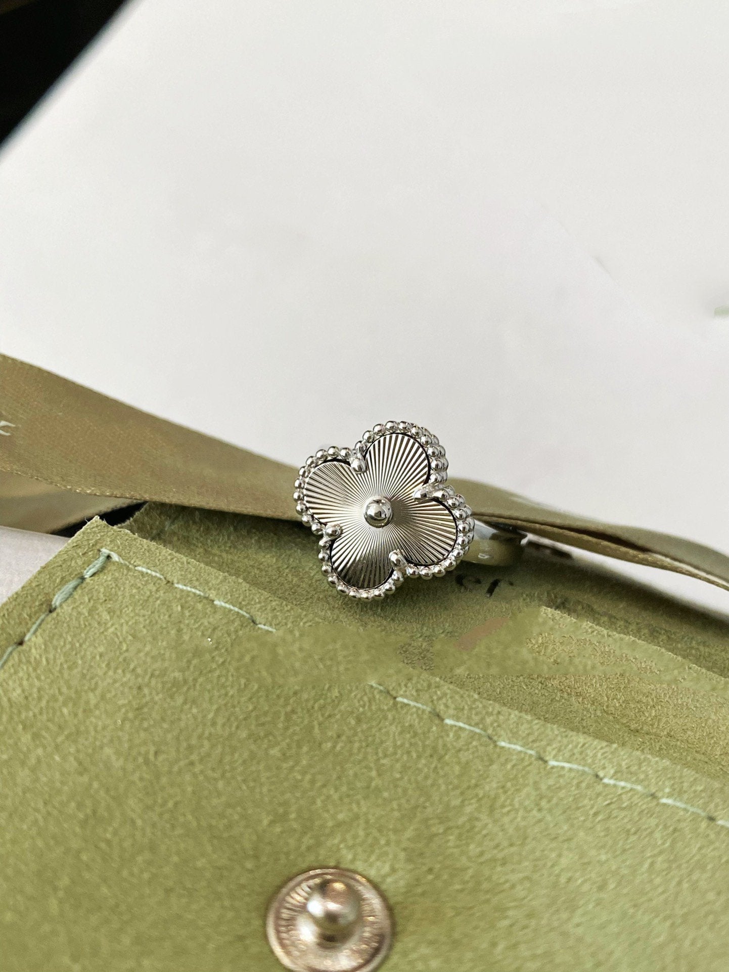 [Windsor Jewelry]CLOVER SILVER RING