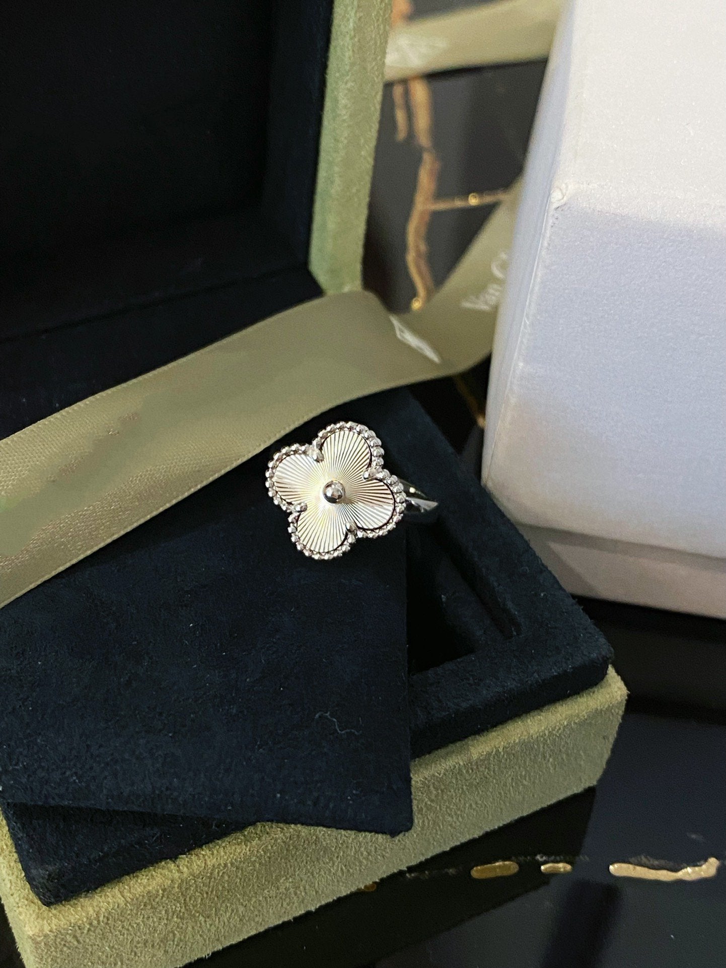 [Windsor Jewelry]CLOVER SILVER RING