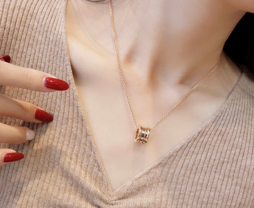 [Windsor Jewelry]ZERO 1 PINK GOLD NECKLACE