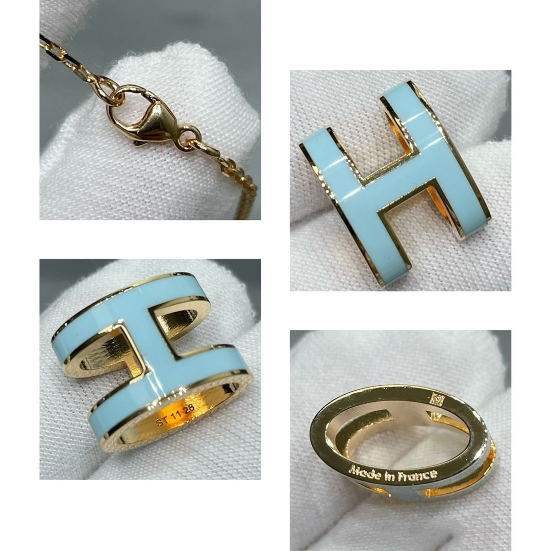 [Windsor Jewelry]POP H SKY BLUE NECKLACE