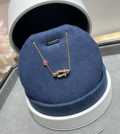[Windsor Jewelry]FORCE 10 DIAMOND CHAIN LINK PINK GOLD BRACELET