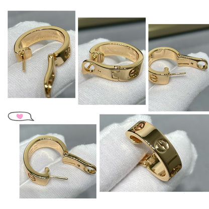[Windsor Jewelry]LOVE 5.5MM EARRINGS