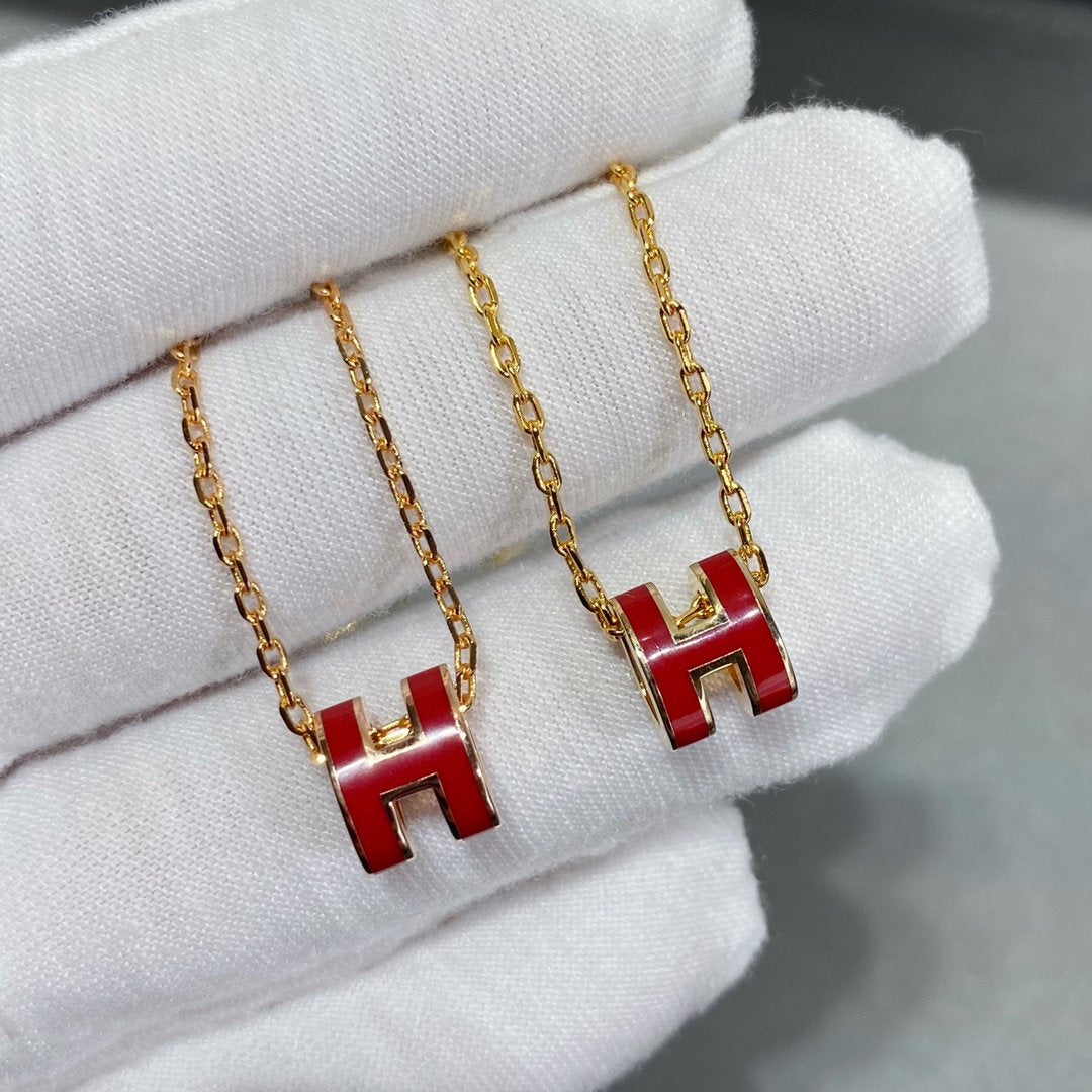 [Windsor Jewelry]MINI POP H NECKLACE