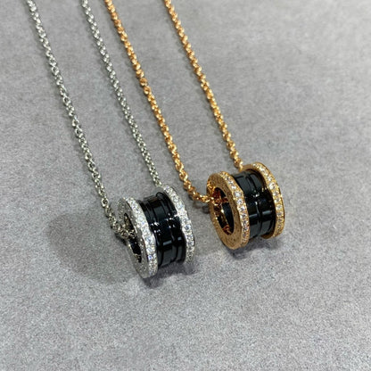 [Windsor Jewelry]ZERO 1 DIAMOND CERAMIC NECKLACE