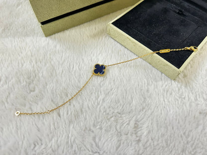 [Windsor Jewelry]CLOVER 1 MOTIF PIETERSITE BRACELET