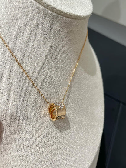 [Windsor Jewelry]LIENS EVIDENCE DIAMOND PAVED NECKLACE