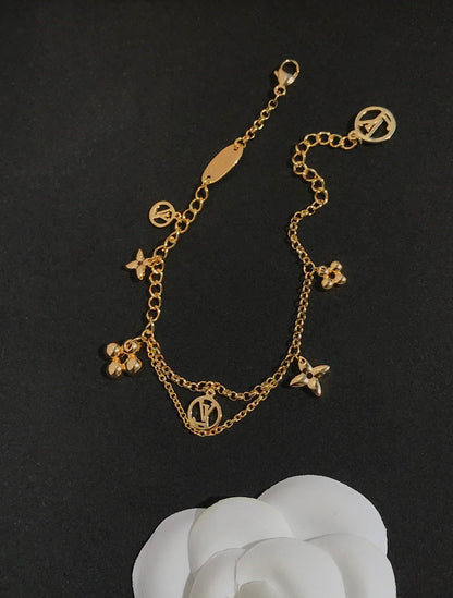 [Windsor Jewelry]BLOOMING PINK GOLD MOP BRACELET