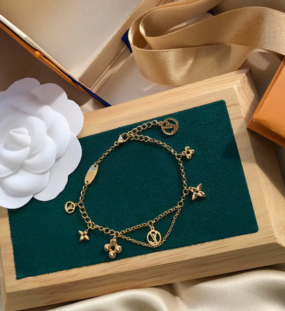 [Windsor Jewelry]BLOOMING PINK GOLD MOP BRACELET