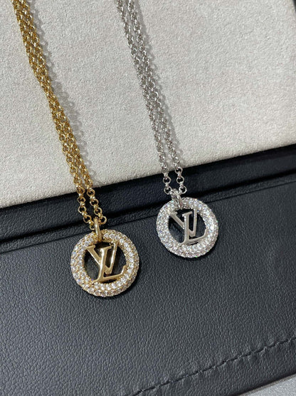 [Windsor Jewelry]BY NIGHT DIAMOND PAVED NECKLACE