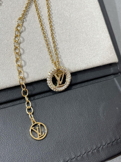 [Windsor Jewelry]BY NIGHT DIAMOND PAVED NECKLACE