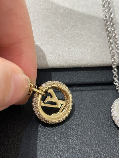 [Windsor Jewelry]BY NIGHT DIAMOND PAVED NECKLACE