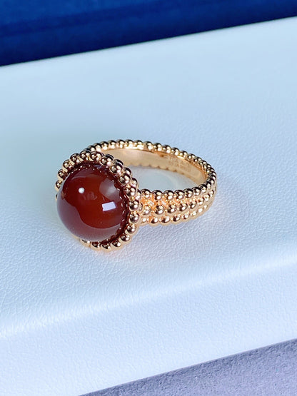 [Windsor Jewelry]PERLEE COULEURS ROSE GOLD RING