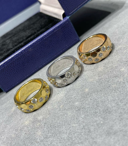 [Windsor Jewelry]BEE LOVE DIAMOND LARGE RING