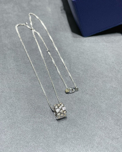 [Windsor Jewelry]BEE LOVE DIAMOND PAVED 3 ROW NECKLACE