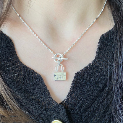 [Windsor Jewelry]CONSTANCE PEDANT SILVER NECKLACE