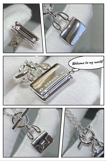 [Windsor Jewelry]CONSTANCE PEDANT SILVER NECKLACE